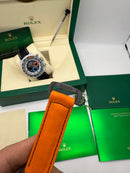 Daytona DIW - Fibra de Carbono 40 mm  Orange Automático Super (base ETA)