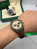 Daytona DIW - Fibra de Carbono 40 mm Brown Automático Super (base ETA)