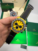 Daytona DIW - Fibra de Carbono 40 mm Yellow Automático Super (base ETA)