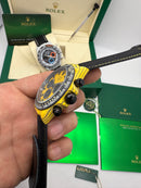 Daytona DIW - Fibra de Carbono 40 mm Yellow Automático Super (base ETA)