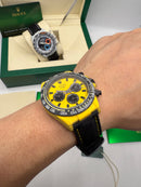Daytona DIW - Fibra de Carbono 40 mm Yellow Automático Super (base ETA)