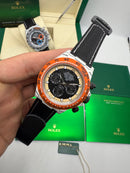 Daytona DIW - Fibra de Carbono 40 mm Orange Automático Super (base ETA)