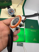 Daytona DIW - Fibra de Carbono 40 mm Orange Automático Super (base ETA)