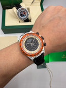 Daytona DIW - Fibra de Carbono 40 mm Orange Automático Super (base ETA)