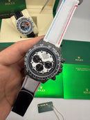 Daytona DIW - Fibra de Carbono 40 mm Branco Automático Super (base ETA)