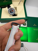 Daytona DIW - Fibra de Carbono 40 mm Branco Automático Super (base ETA)