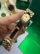 Geneve 1908 Branco Dourado - 40 mm Automático Base ETA Clone