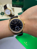 Geneve 1908 Preto Dourado - 40 mm Automático Base ETA Clone