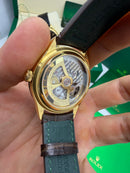 Geneve 1908 Branco Dourado - 40 mm Automático Base ETA Clone
