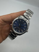 Relógio Omega Seamaster Aqua Terra Azul 42mm Automático