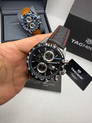 TAG Heuer Carrera Couro 43mm Preto Automático