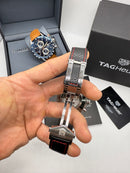 TAG Heuer Carrera Couro 43mm Preto Automático