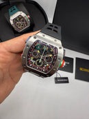 Richard Mille RM 65-01 Cronógrafo Automático Preto/Preto (Base ETA)