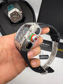 Richard Mille RM 65-01 Cronógrafo Automático Preto/Preto (Base ETA)