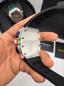 Richard Mille RM 65-01 Cronógrafo Automático Preto/Preto (Base ETA)
