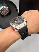 Richard Mille RM 65-01 Cronógrafo Automático Preto/Preto (Base ETA)