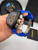 Richard Mille RM 65-01 Cronógrafo Automático Azul (Base ETA)