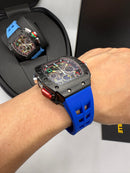 Richard Mille RM 65-01 Cronógrafo Automático Azul (Base ETA)