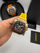 Richard Mille RM 65-01 Cronógrafo Automático Amarelo (Base ETA)
