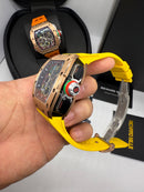 Richard Mille RM 65-01 Cronógrafo Automático Amarelo (Base ETA)