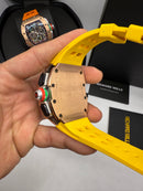 Richard Mille RM 65-01 Cronógrafo Automático Amarelo (Base ETA)