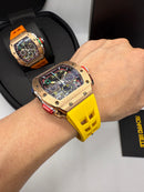 Richard Mille RM 65-01 Cronógrafo Automático Amarelo (Base ETA)