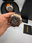Richard Mille RM 65-01 Cronógrafo Automático Preto (Base ETA)