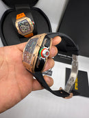 Richard Mille RM 65-01 Cronógrafo Automático Preto (Base ETA)