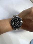 Daytona Black base ETA Automático + Caixa completo
