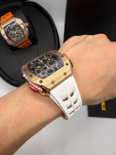 Richard Mille RM 65-01 Cronógrafo Automático Branco (Base ETA)
