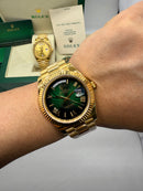 Day-Date President Green Ombr Super Clone Base ETA 3135 | Ref: 228238