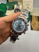 Daytona Ice Blue Platina Super Clone Base ETA 4131 | Ref: 126506