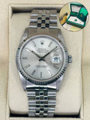 Date Just Jubilee Silver base ETA Automático + Caixa completo