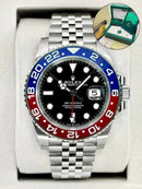 GMT Master II Pepsi base ETA Automático + Caixa completa