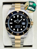 Submariner Date Sea Gold base ETA Automático + Caixa completo