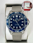 Omega Seamaster base ETA "Edição 007 Blue" Automático + Caixa completo