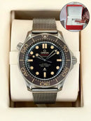 Omega Seamaster base ETA "Edição 007 Blue" Automático + Caixa completo