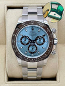 Daytona Ice Blue base ETA Automático + Caixa completa