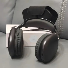 Fone De Ouvido Semfio Compatível AirPods Max Linha 1 C/ Case Cor Preto