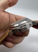 Panerai Luminor Marina Marrom Couro - 47mm automático