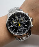 Relógio Tissot Prc 200 Chronograph Preto aço 42mm