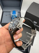 TAG Heuer Aquarecer 300, 42mm, Aço, Pulseira Borracha