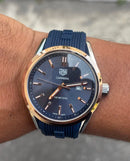 TAG Heuer CARRERA 42MM AZUL A PROVA D'ÁGUA