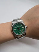 Oyster Perpetual Verde 36mm Automático