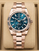 Sky-Dweller Blue Everose Automático