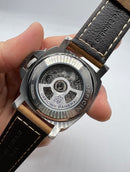 Panerai Luminor Marina Marrom Couro - 47mm automático