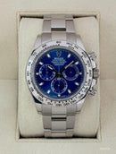 Daytona White Blue Dial Automático