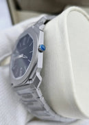 Bvlgari Octo Finissimo Prata e Azul 42mm
