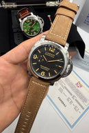 Panerai Luminor Marina Marrom Couro - 47mm automático