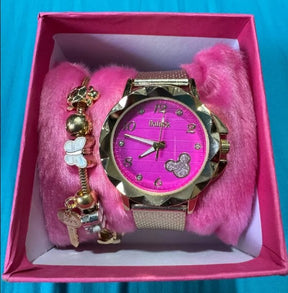Relógio Feminino Luxo Aço Pulseiras Elegantes Estilo Moderno